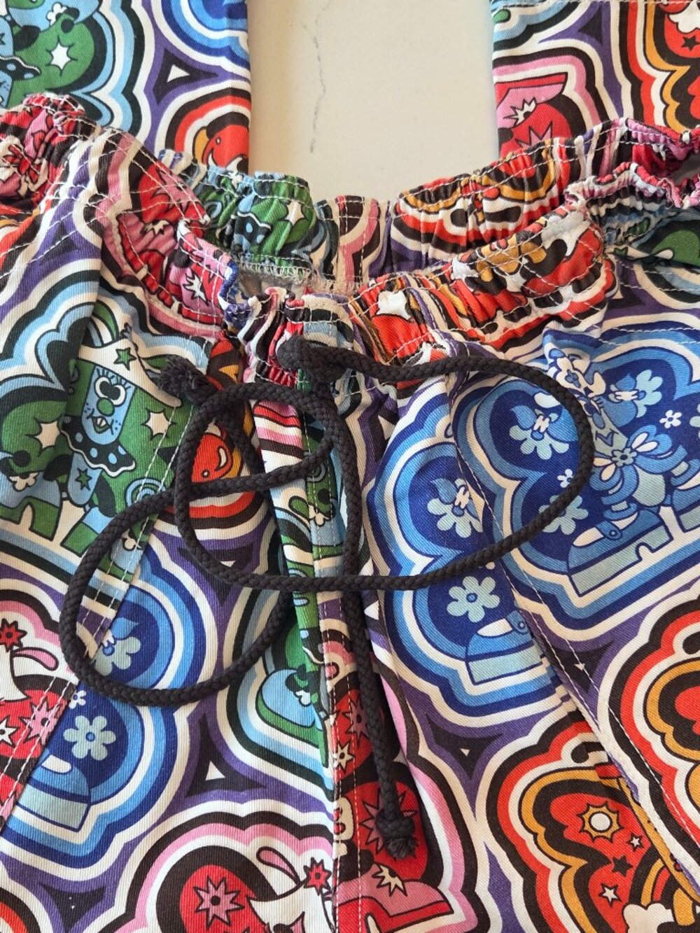 Big Bud Press Drop Pocket Cargo Pants, Butterfly Kaleidoscope, Size S (Unisex) - Picture 5 of 9